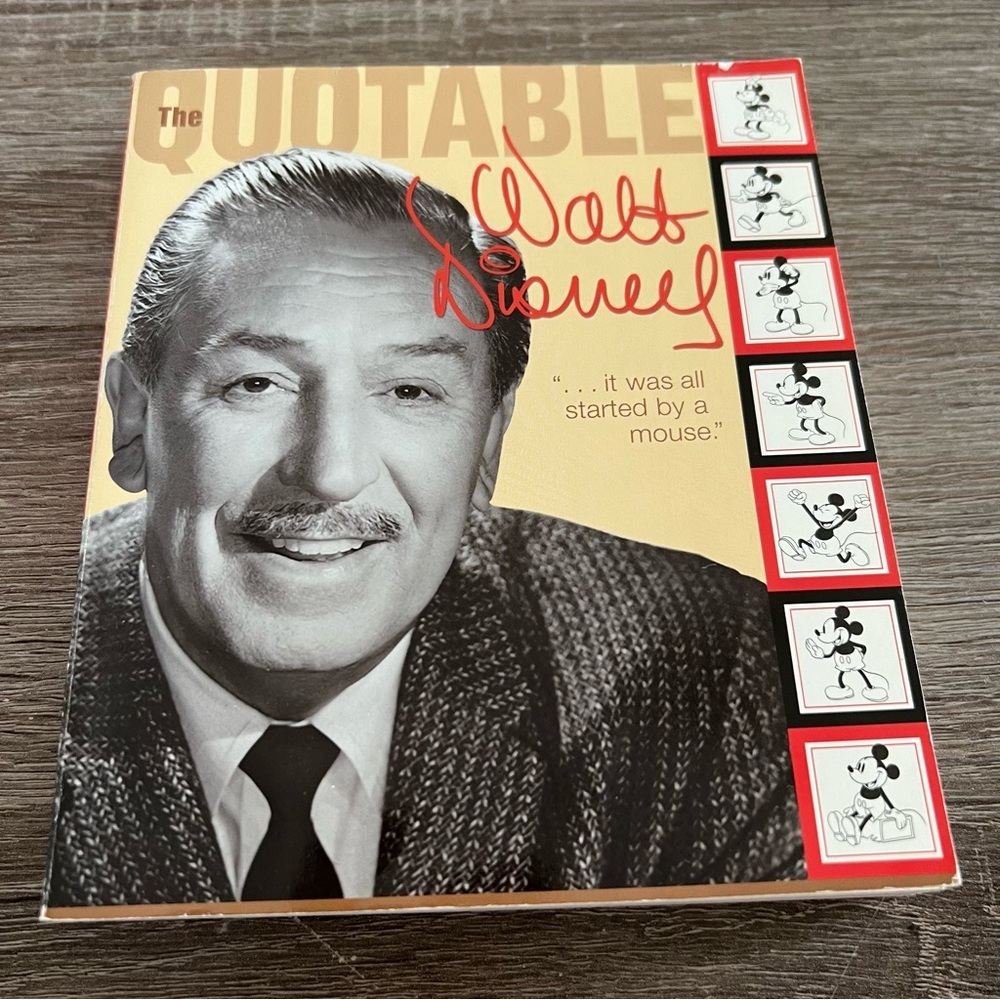 The Quotable Walk Disney Disney Editions Softcover 2001